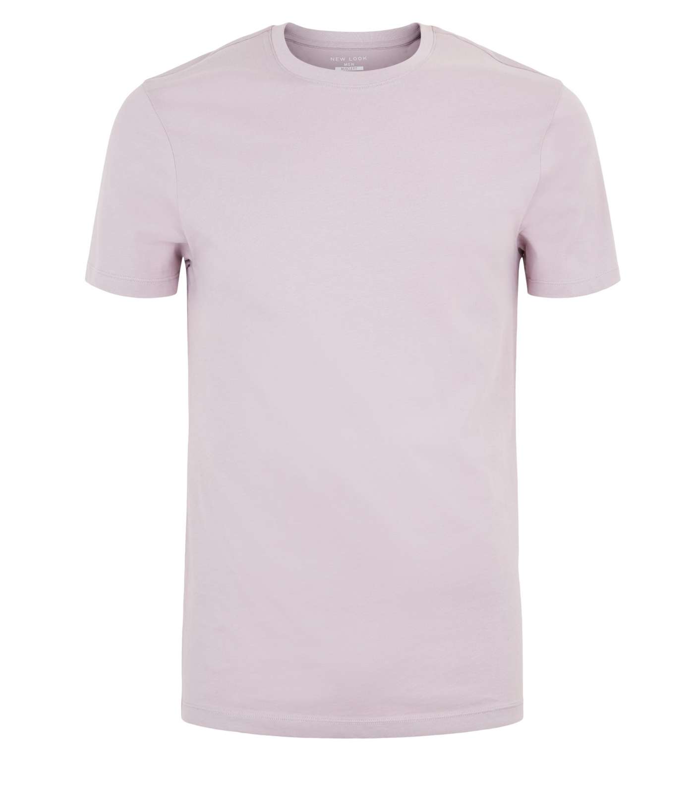 Lilac Muscle Fit Cotton T-Shirt Image 5