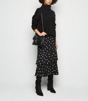 Black Polka Dot Skirt New Look 2025 | www.angloamericancentre.it