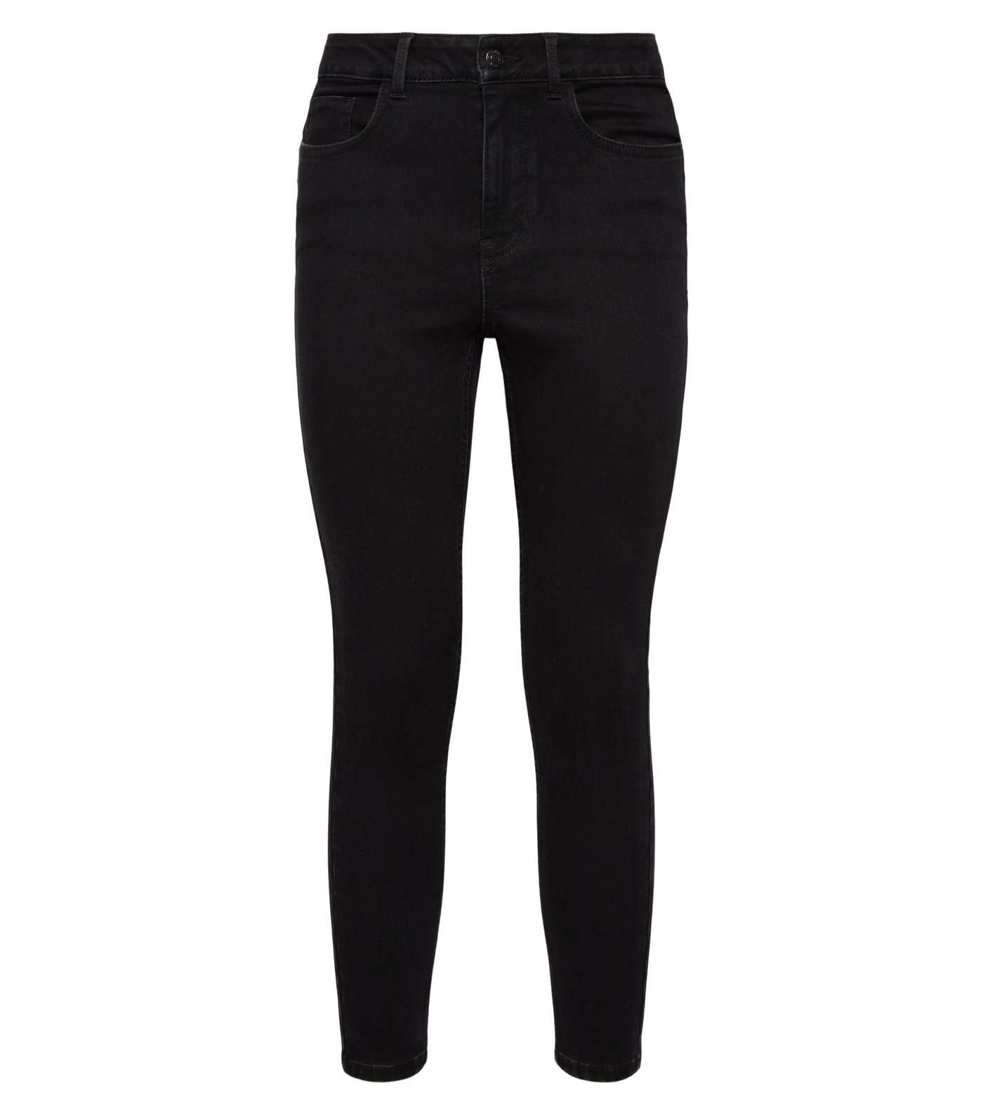 Petite Black Lift & Shape Jenna Skinny Jeans Image 5