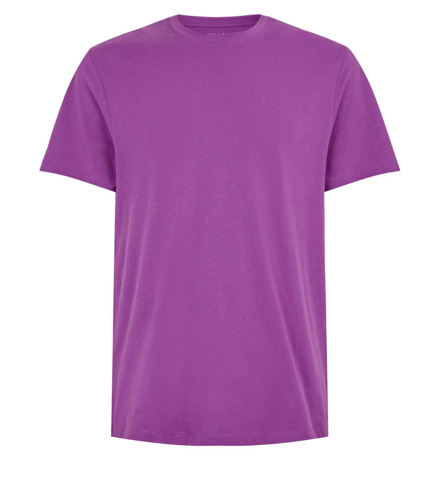 Purple Crew Neck T-Shirt Image 4