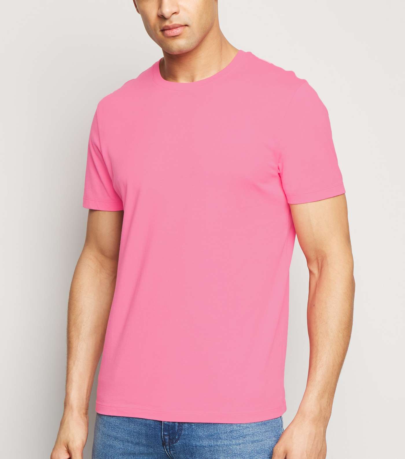 Pink Crew Neck T-Shirt