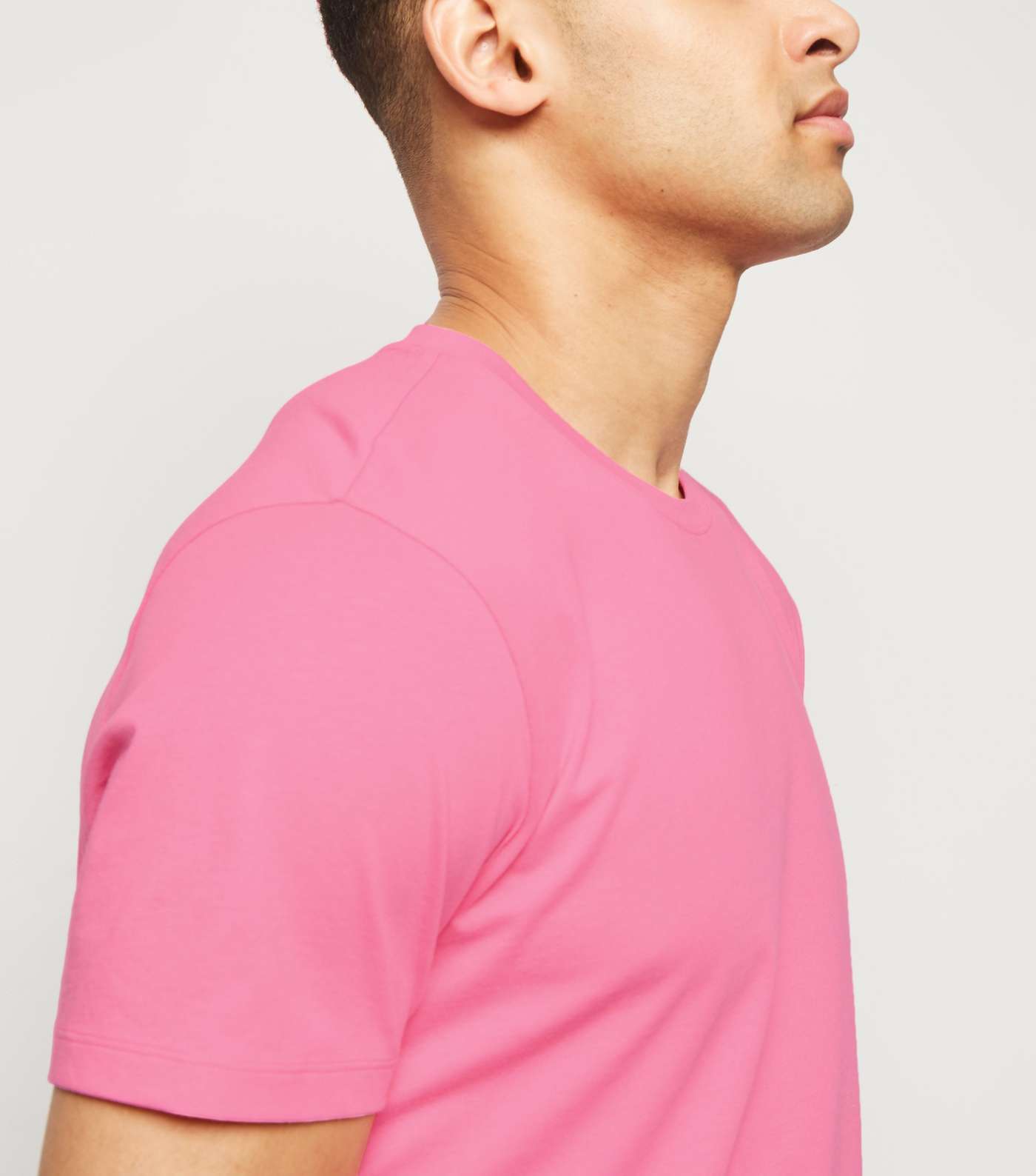 Pink Crew Neck T-Shirt Image 5