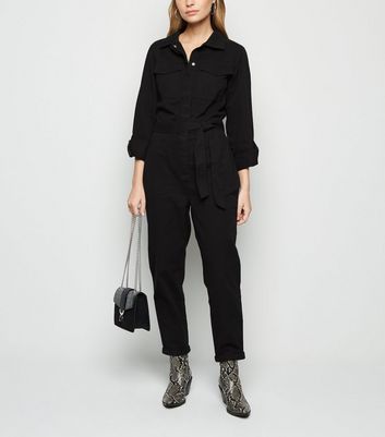 new look black jumpsuit petite