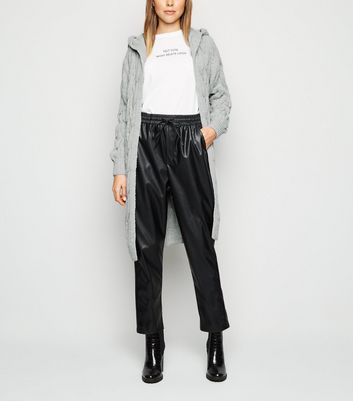 Cameo Rose Grey Cable Knit Hooded Cardigan | New Look Cameo Rose Grey Cable Knit Hooded Cardigan | New Look