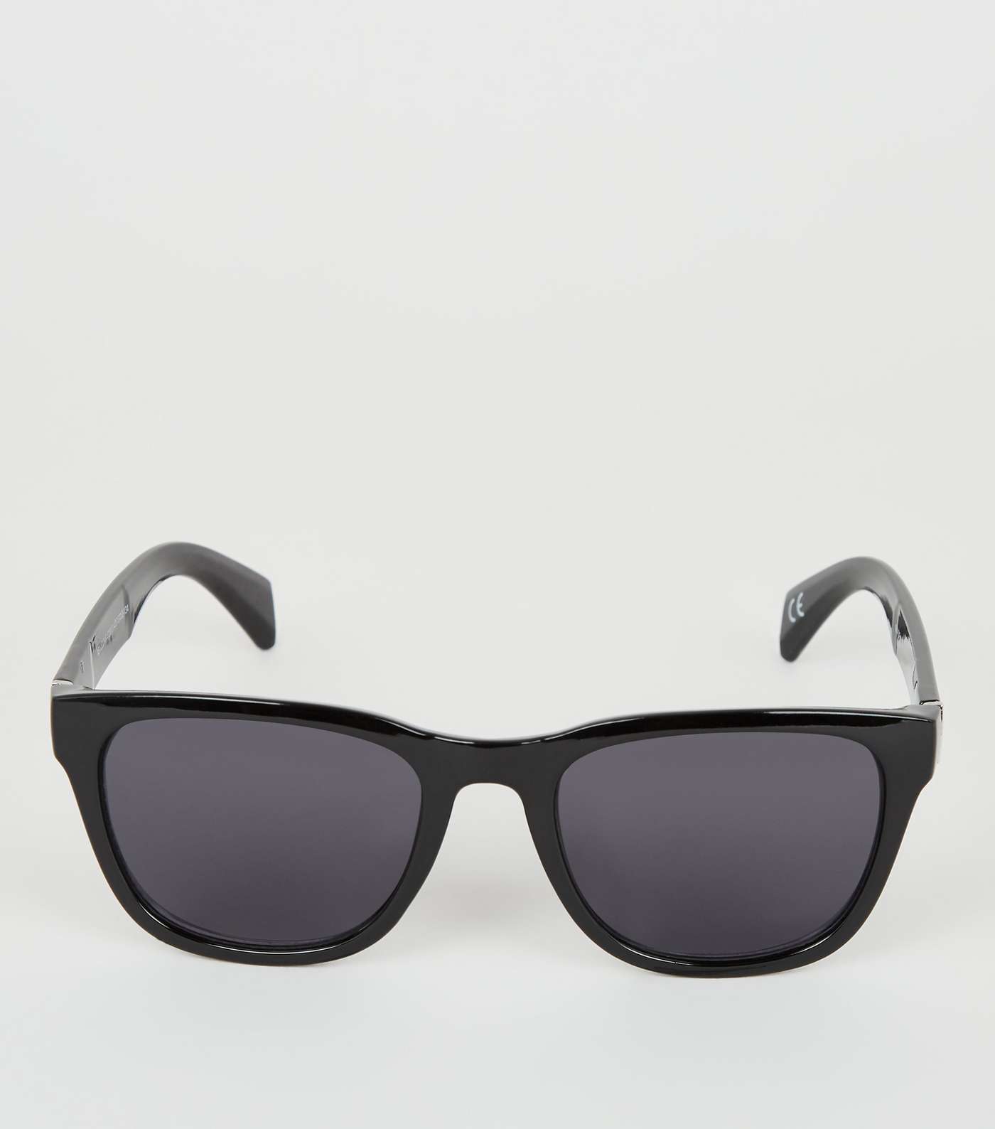 Black Retro Tinted Sunglasses Image 3