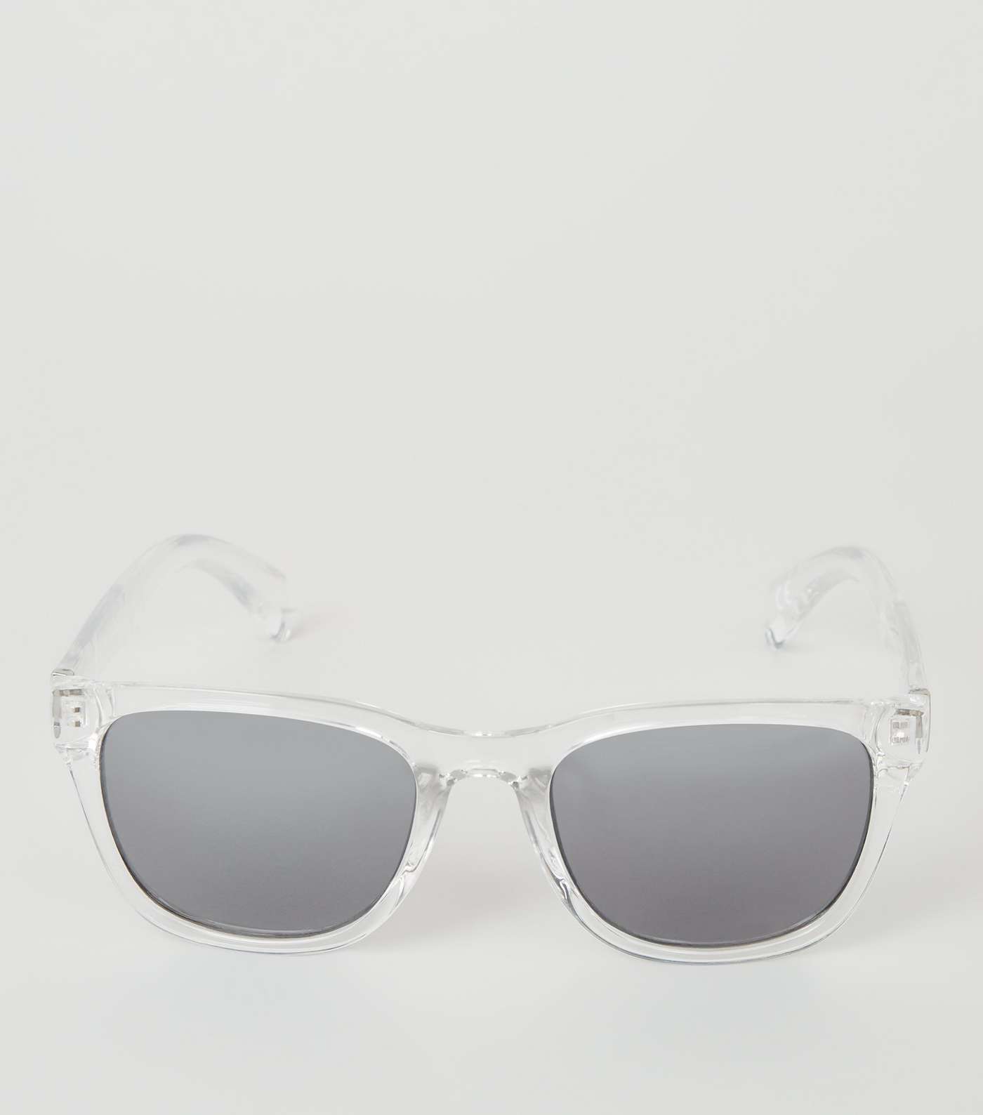 Clear Retro Tinted Sunglasses Image 3