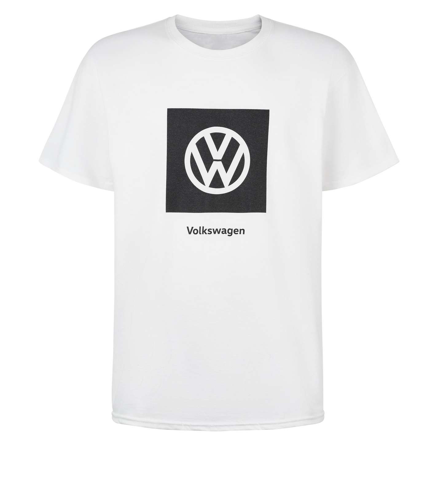 White Volkswagen Logo T-Shirt Image 4