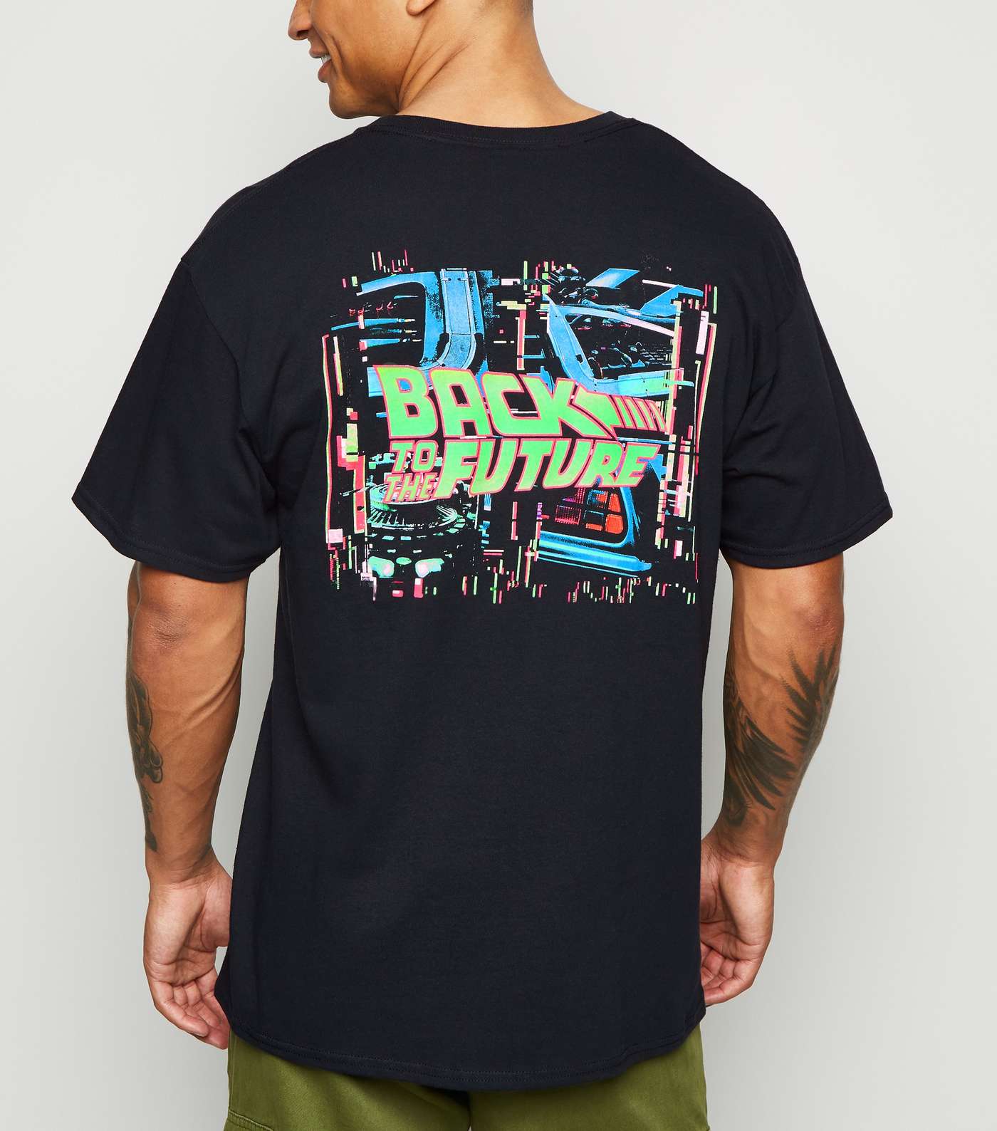 Black Back To The Future T-Shirt Image 3