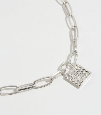 New look deals padlock necklace