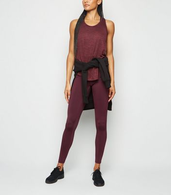 Sustainable Seamless High Waisted Leggings | Burgundy | Pursue Fitness