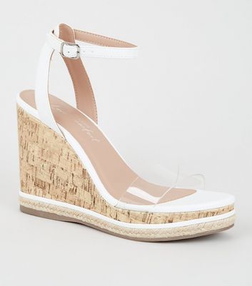 clear cork wedges