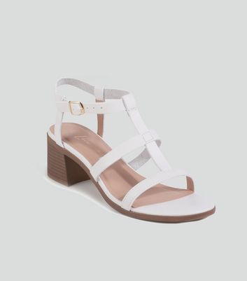 Chunky Block Ankle Strap Gladiator Sandals – LarosaStyle