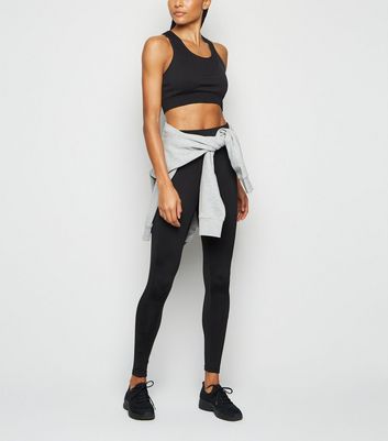 Black Phone Pocket Sports Leggings 