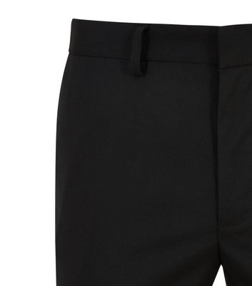 Image of Black Skinny Fit Suit Trousers New Look