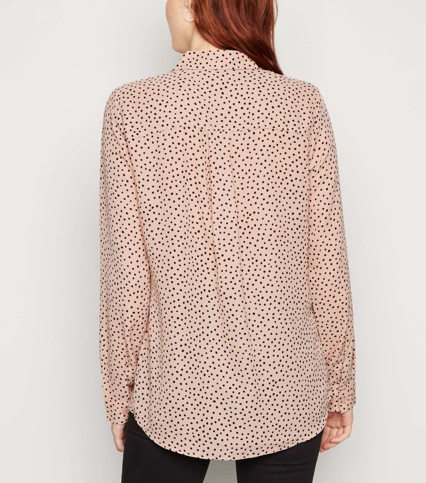 Tall Pink Spot Long Sleeve Shirt  Image 3