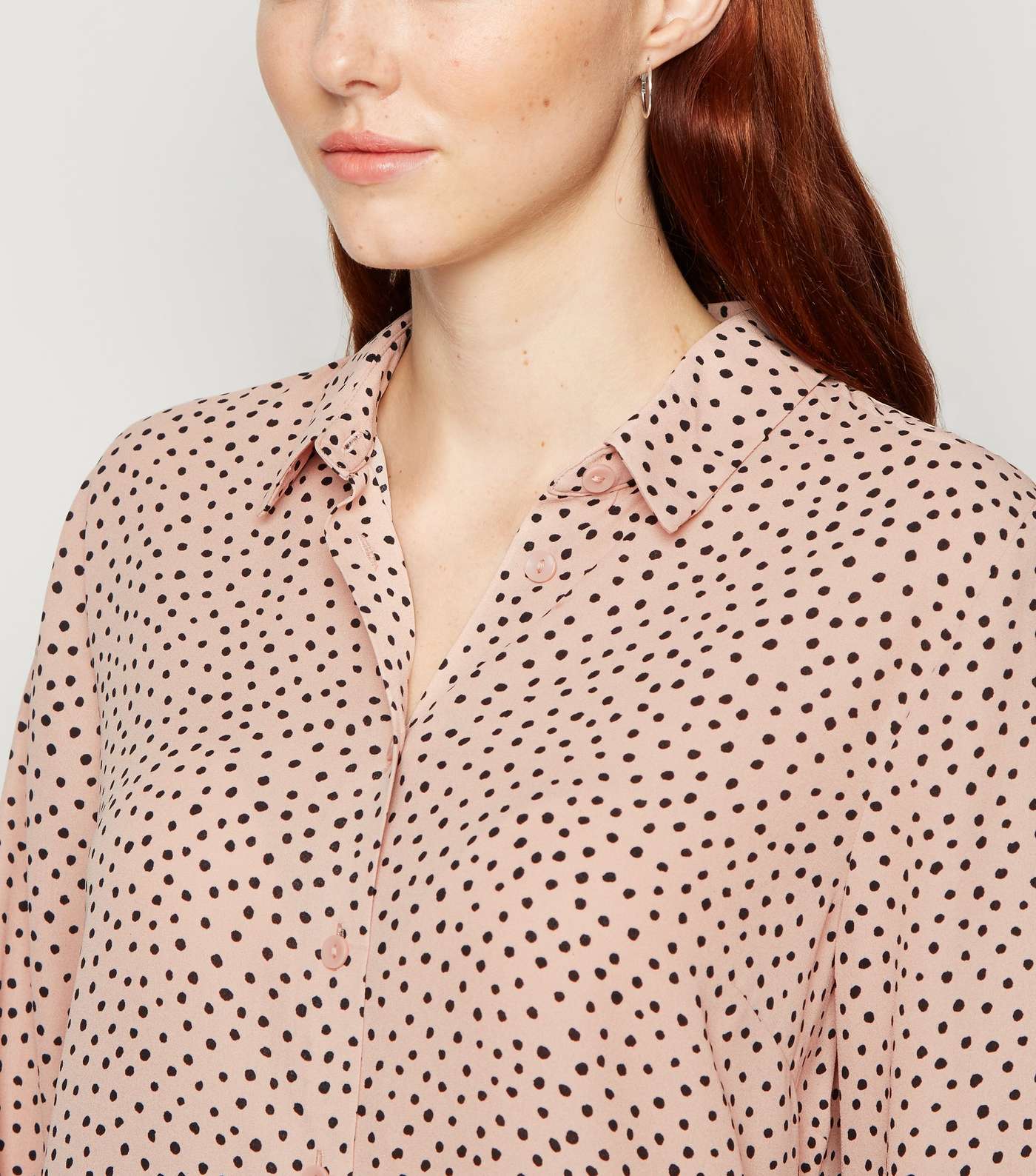 Tall Pink Spot Long Sleeve Shirt  Image 5