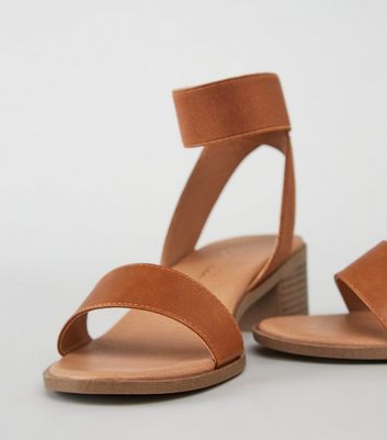 tan ankle strap sandals
