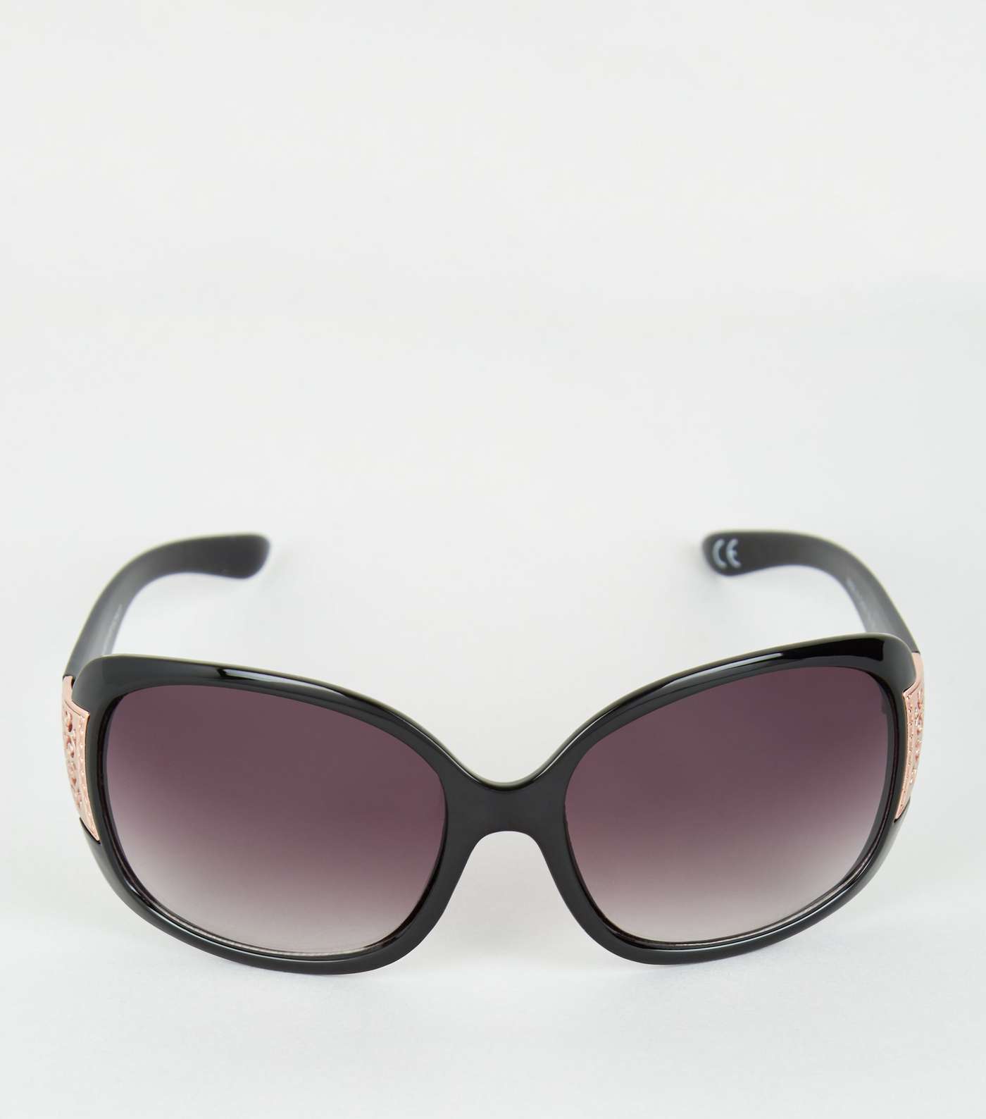 Black Filigree Trim Sunglasses Image 3