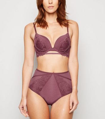 plum lace trim