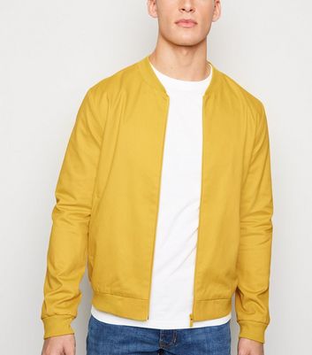 yellow bomber jacket mens