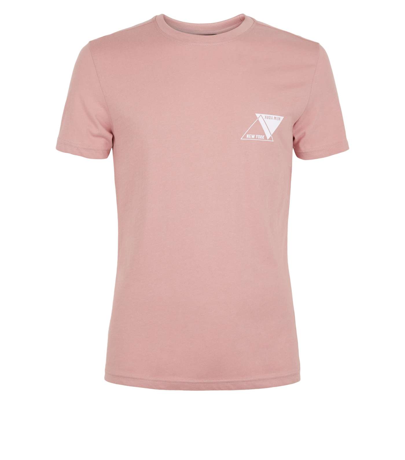 Pink Triangle New York Slogan T-Shirt Image 4
