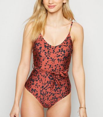 swimwear animal print