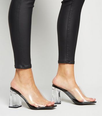 black block mules