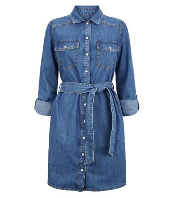 new look denim dress sale