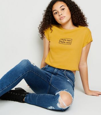 Girls mustard outlet shirt