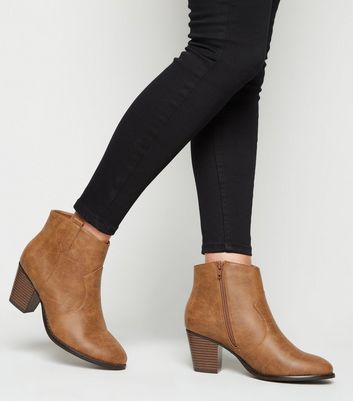 Tan boots 2025 wide fit