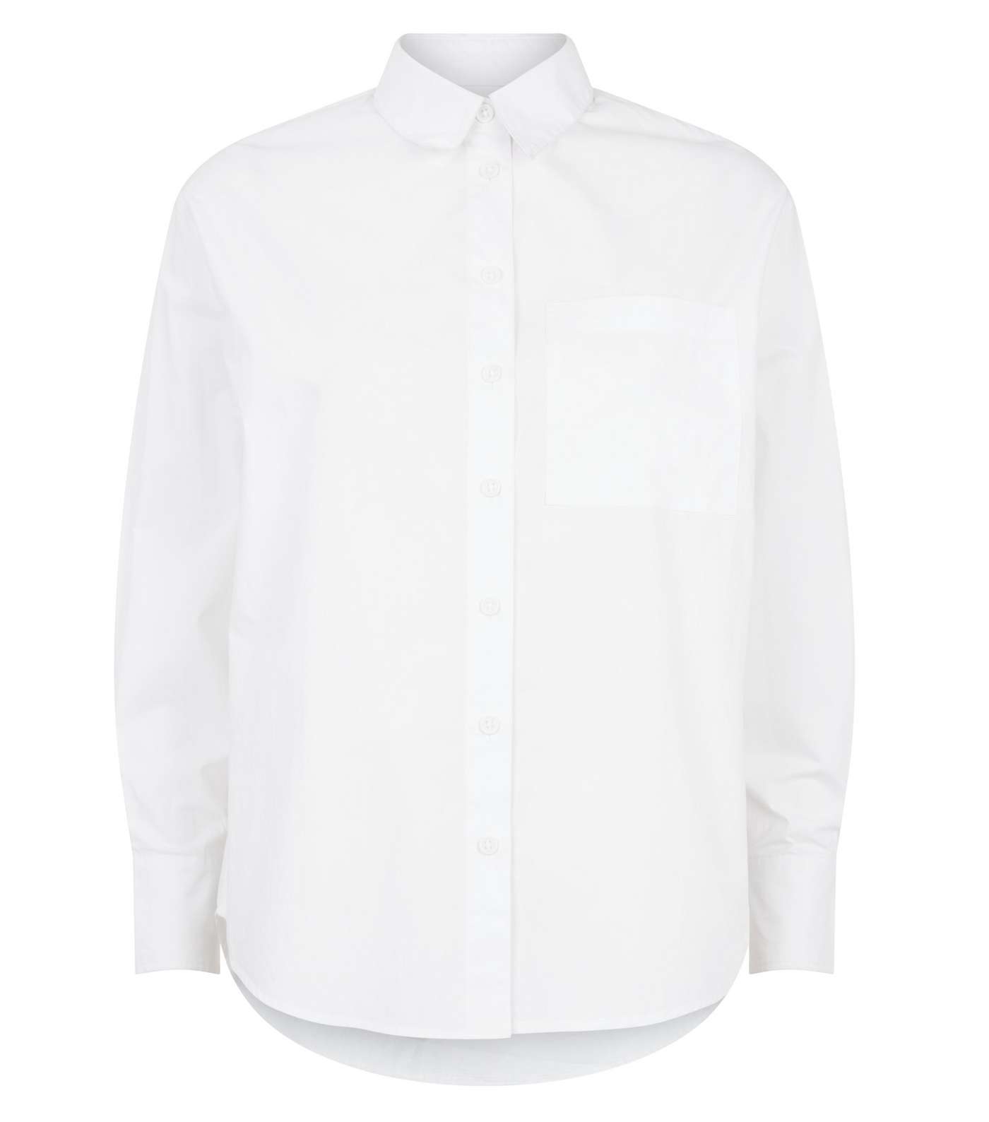 Petite White Long Sleeve Shirt  Image 4