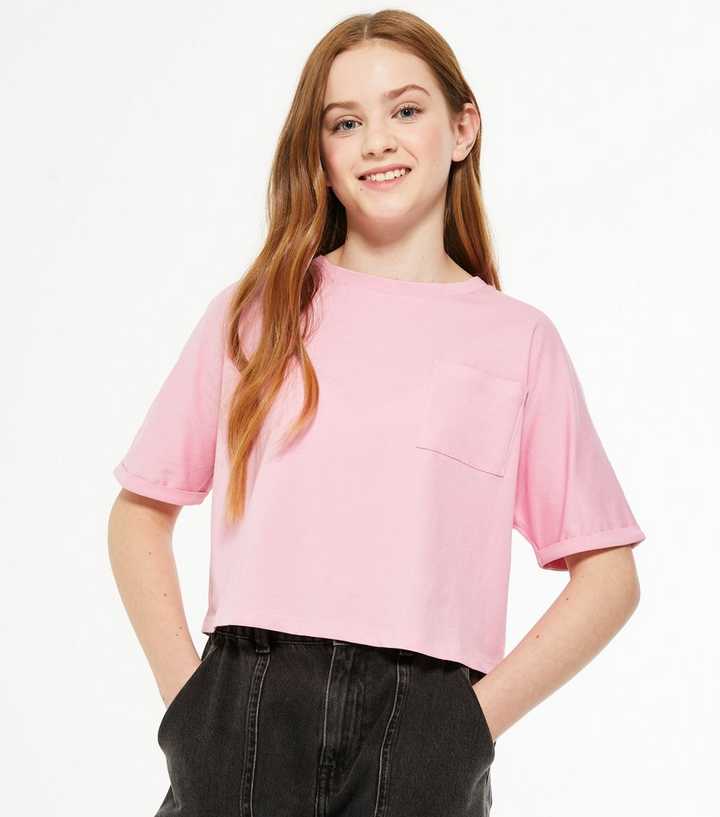 girls pocket tee