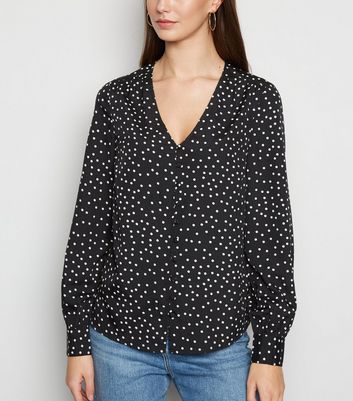 black spot blouse