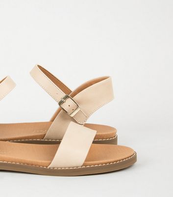 Cream flat best sale sandals uk