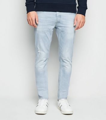 pale blue jeans