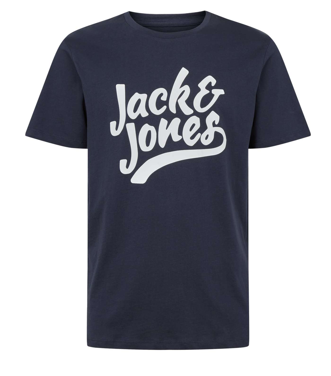 Jack & Jones Navy Crew Neck T-Shirt Image 4