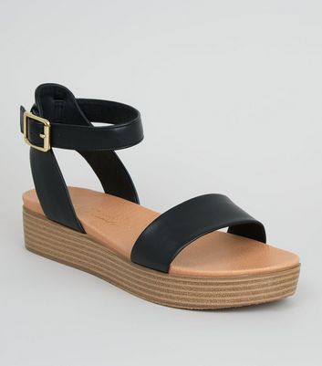 topshop fawn footbed sandals