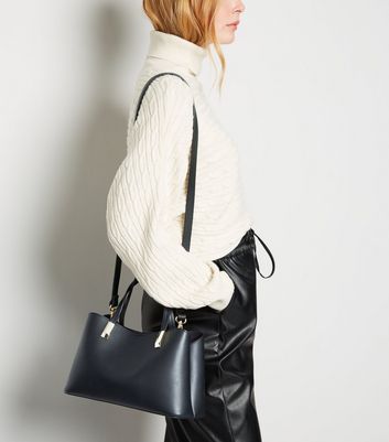 black mini tote