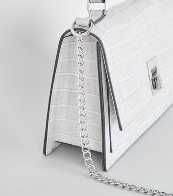 croc chain bag