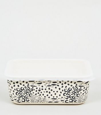 leopard print lunch box