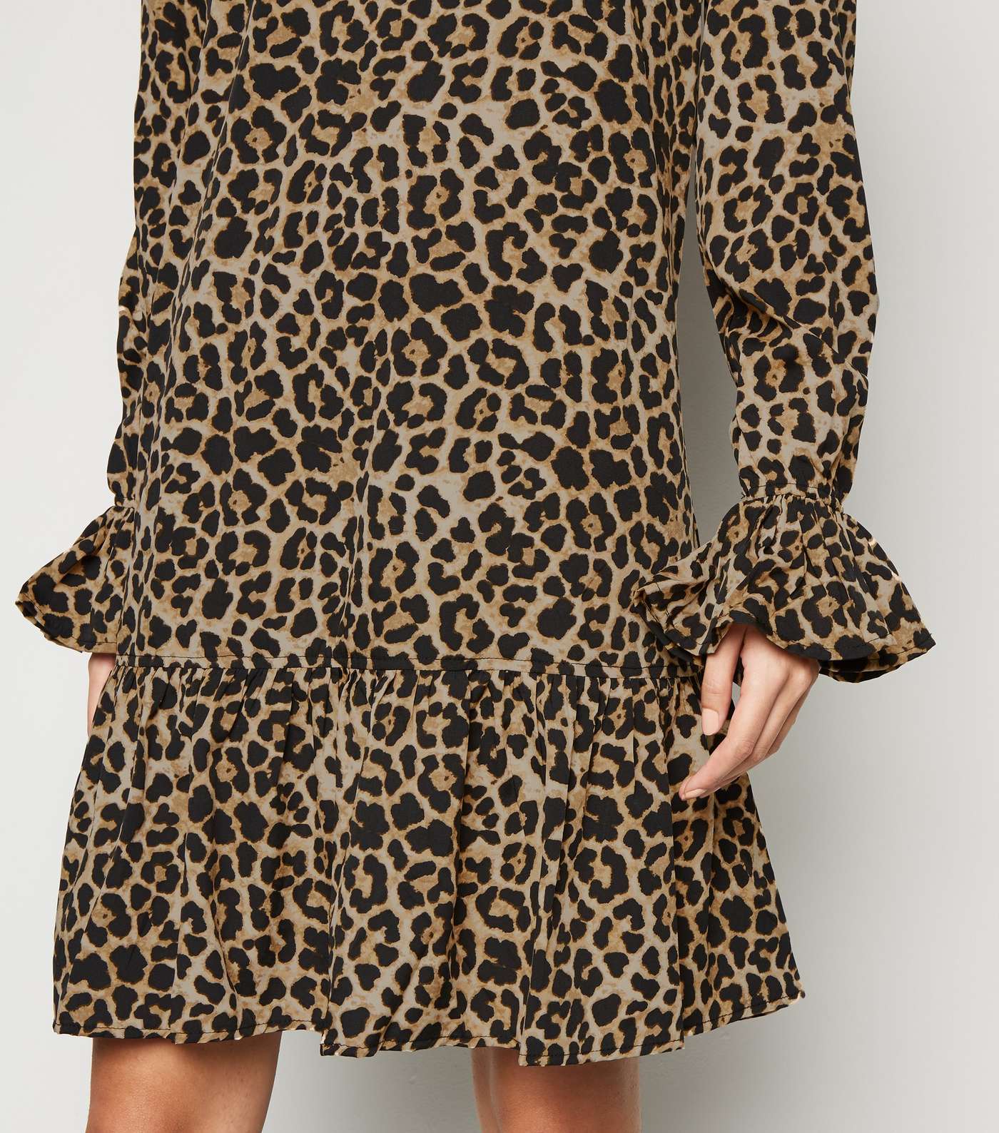 NA-KD Brown Leopard Print Mini Dress Image 5