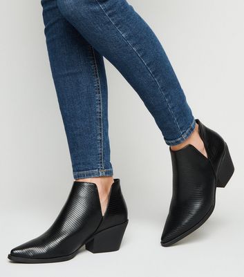 Western hot sale cutout booties