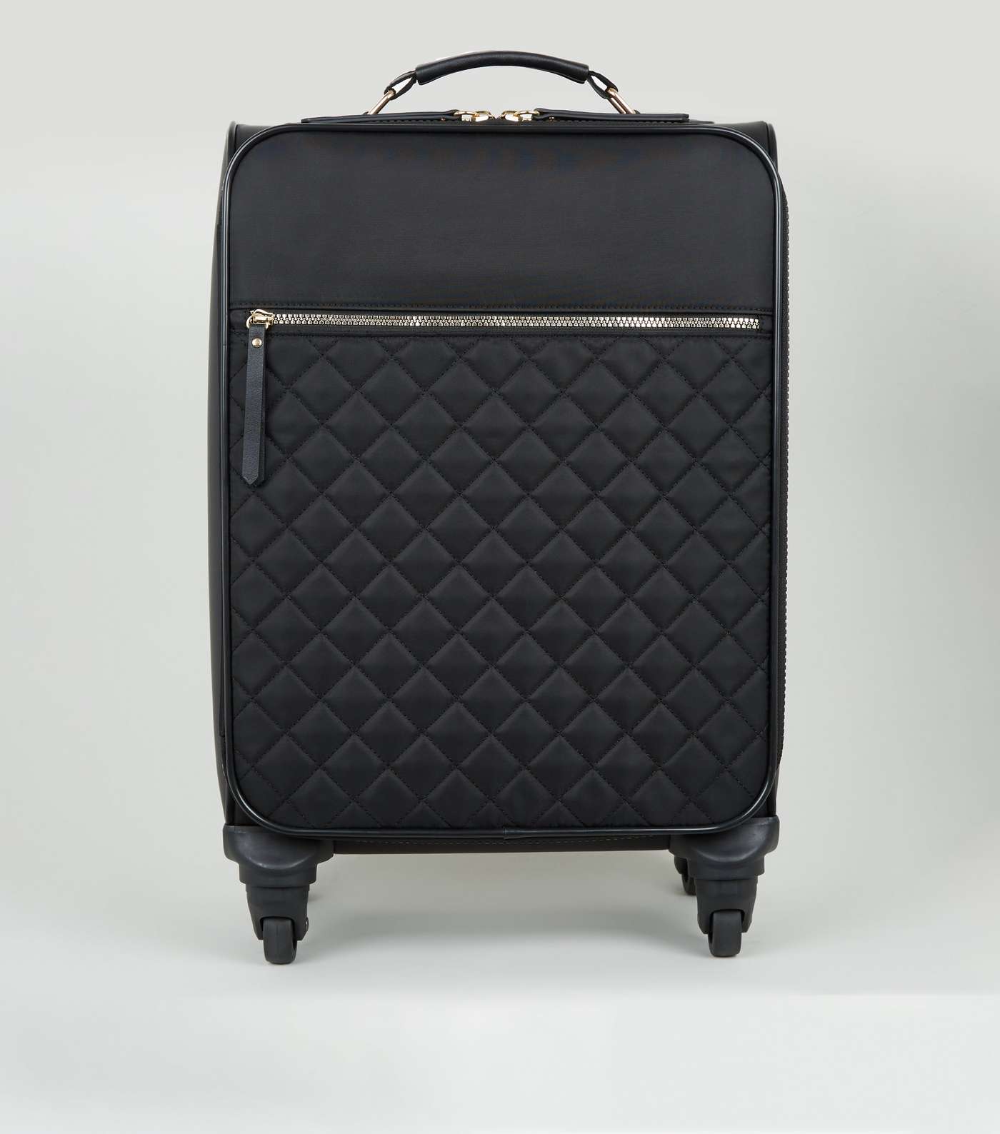 Black Quilted Cabin Suitcase
