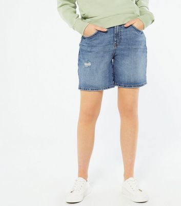 boyfriend denim shorts