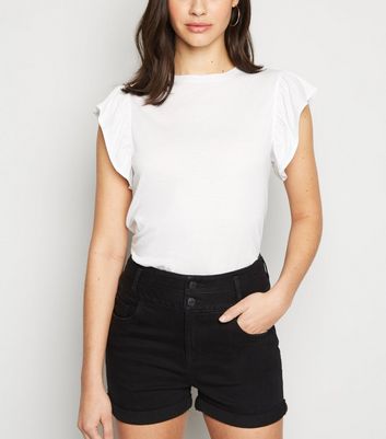 High Waist 'Lift \u0026 Shape' Denim Shorts 