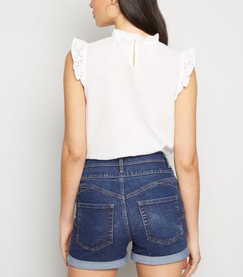 High Waist 'Lift \u0026 Shape' Denim Shorts 