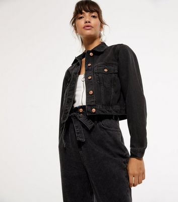 black denim jacket womens new look