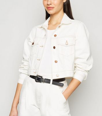off white womens denim jacket