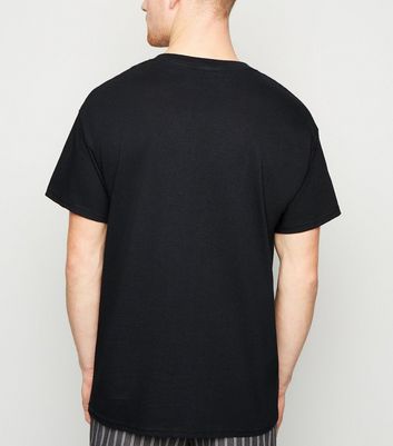 Image of Black Neon Fragile Slogan T-Shirt New Look