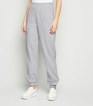 cuffed joggers grey